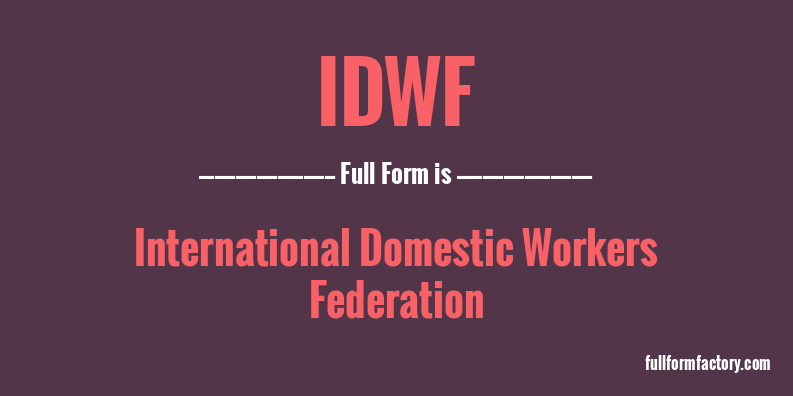 idwf-full-form