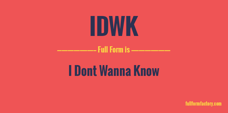 idwk-full-form