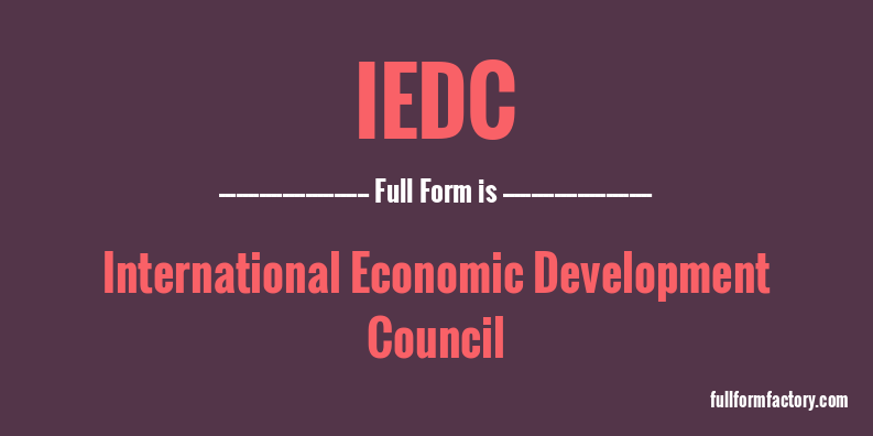 iedc-full-form