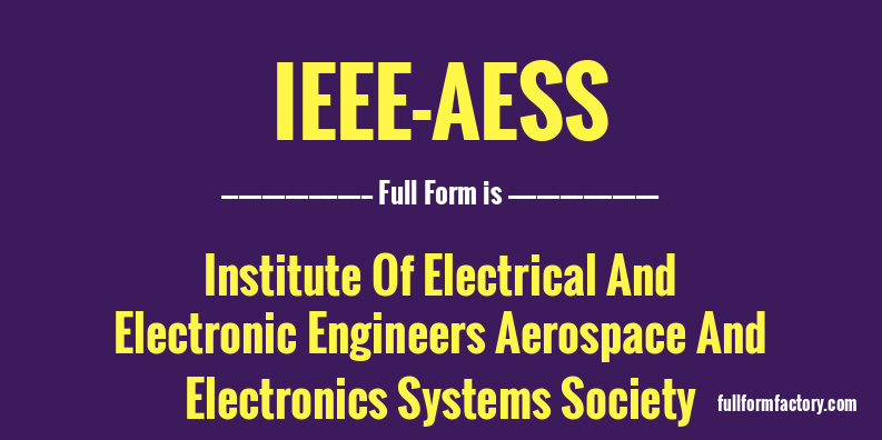 ieee-aess-full-form