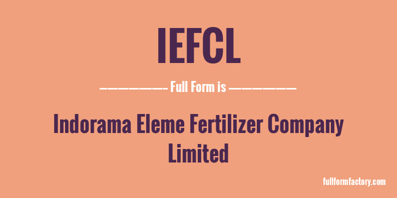 iefcl-full-form