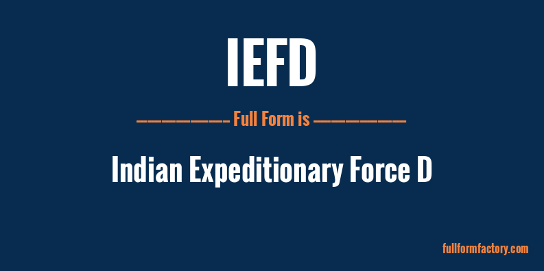 iefd-full-form