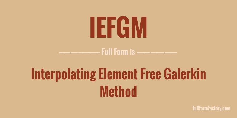 iefgm-full-form