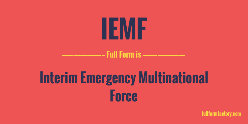 iemf-full-form