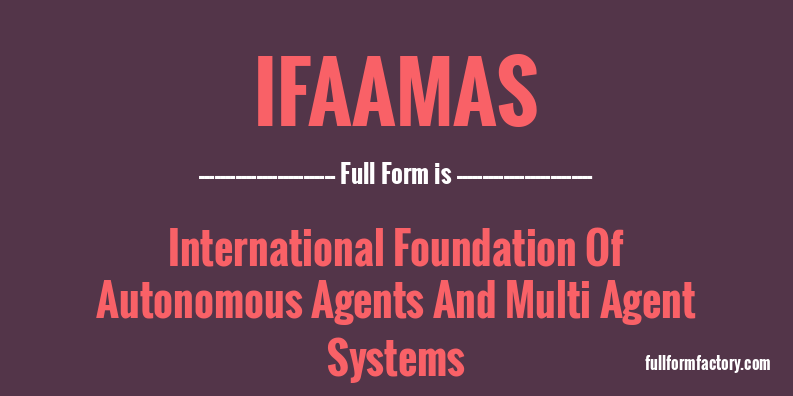 ifaamas-full-form