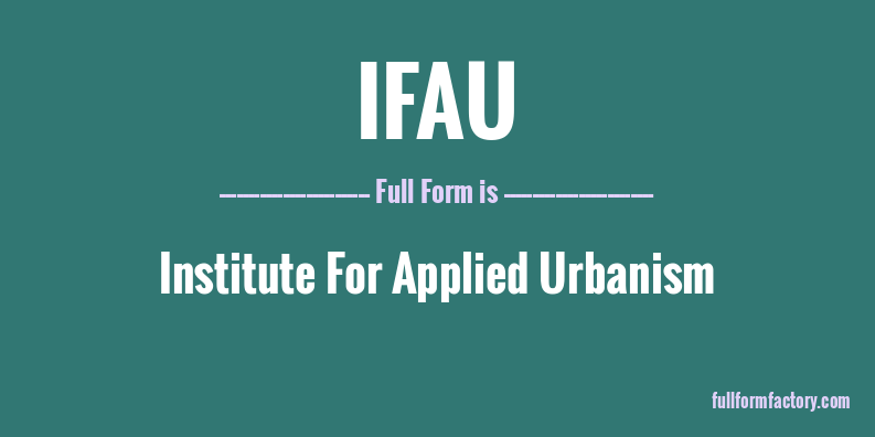 ifau-full-form