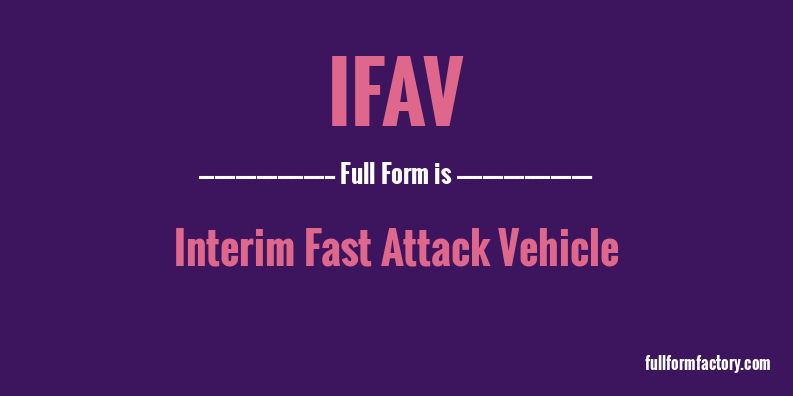 ifav-full-form
