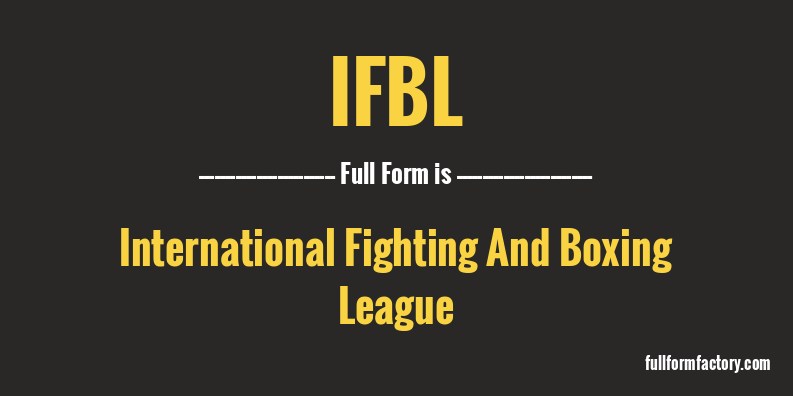 ifbl-full-form