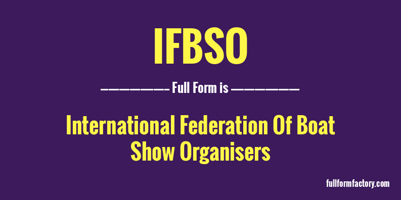 ifbso-full-form