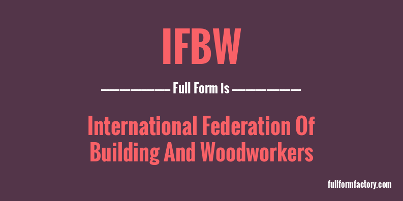 ifbw-full-form