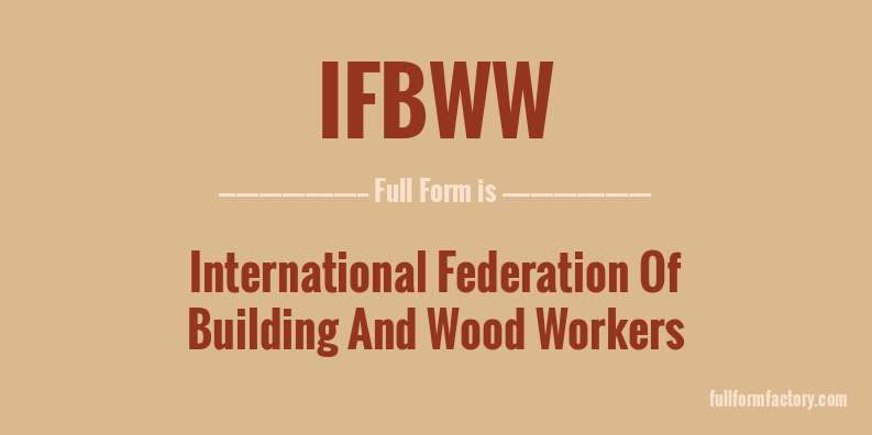 ifbww-full-form