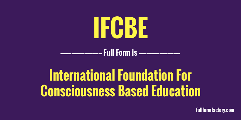 ifcbe-full-form