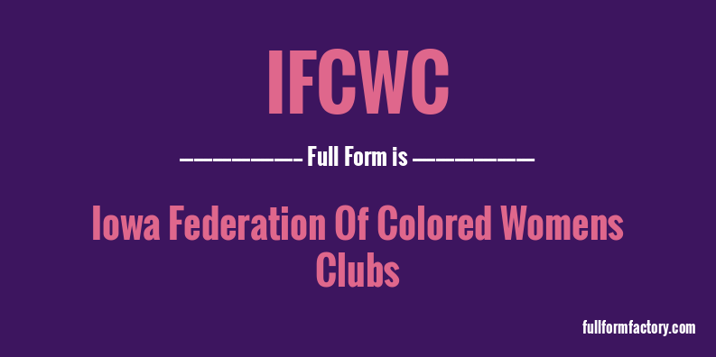 ifcwc-full-form