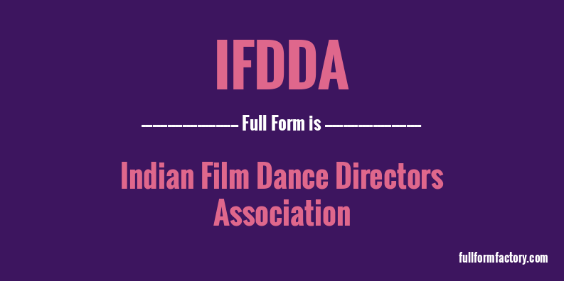 ifdda-full-form
