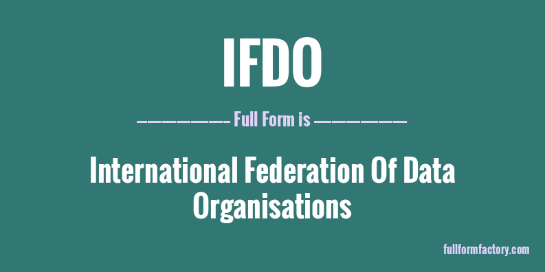 ifdo-full-form