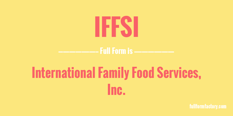 iffsi-full-form