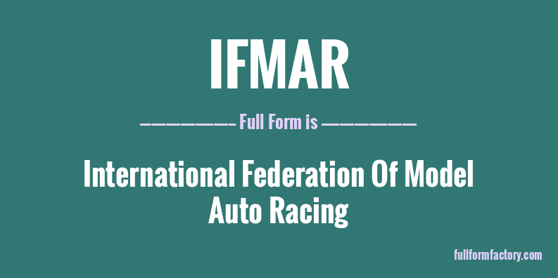 ifmar-full-form