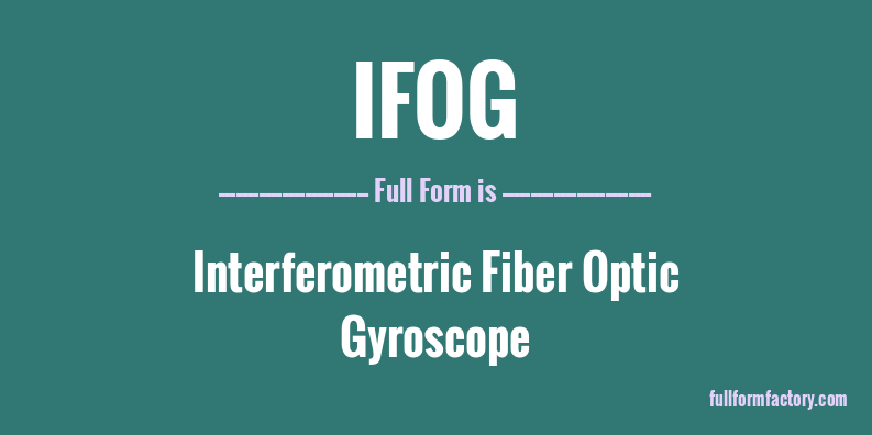ifog-full-form