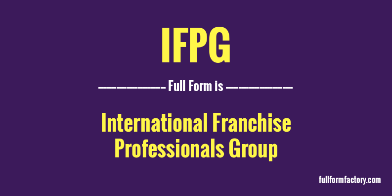 ifpg-full-form