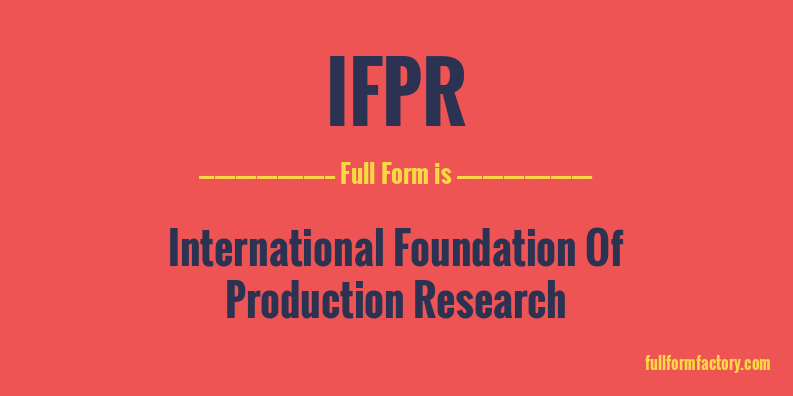 ifpr-full-form