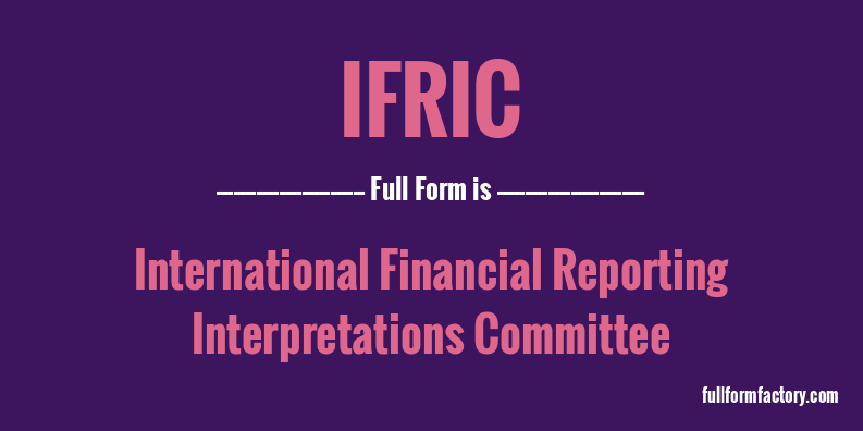 ifric-full-form