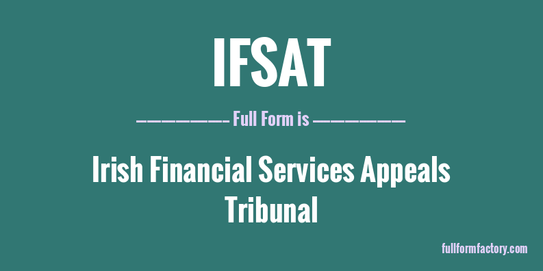 ifsat-full-form