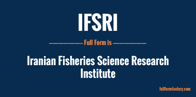 ifsri-full-form
