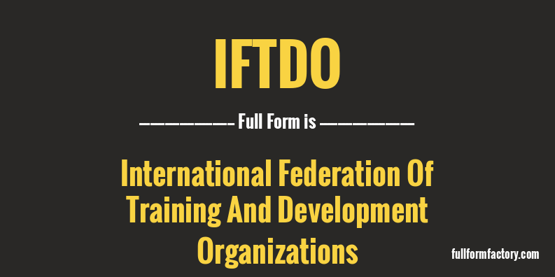 iftdo-full-form