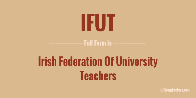 ifut-full-form