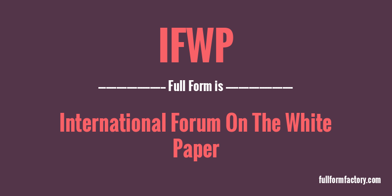 ifwp-full-form