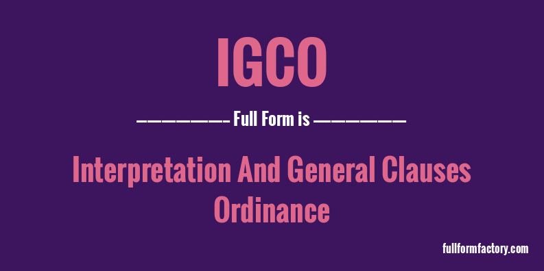 igco-full-form