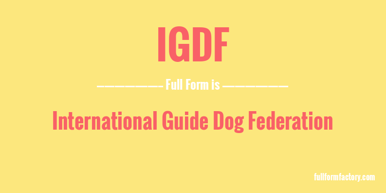 igdf-full-form
