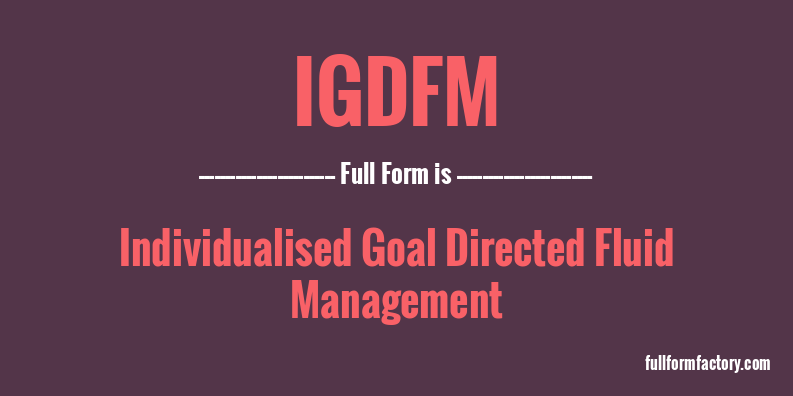 igdfm-full-form
