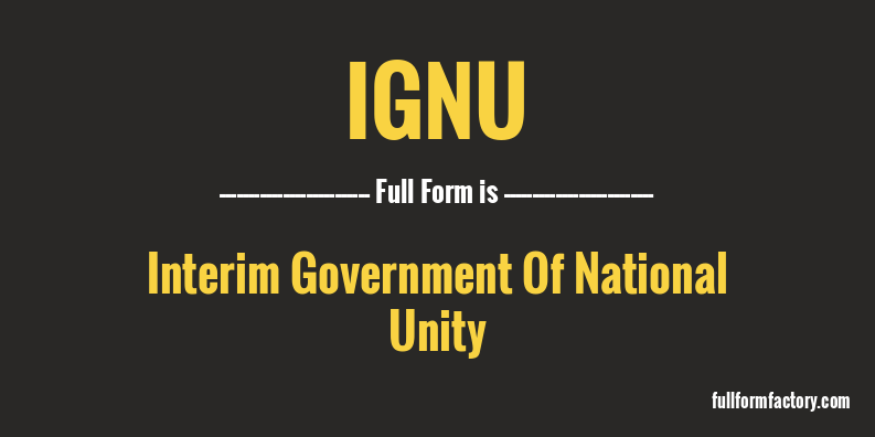 ignu-full-form