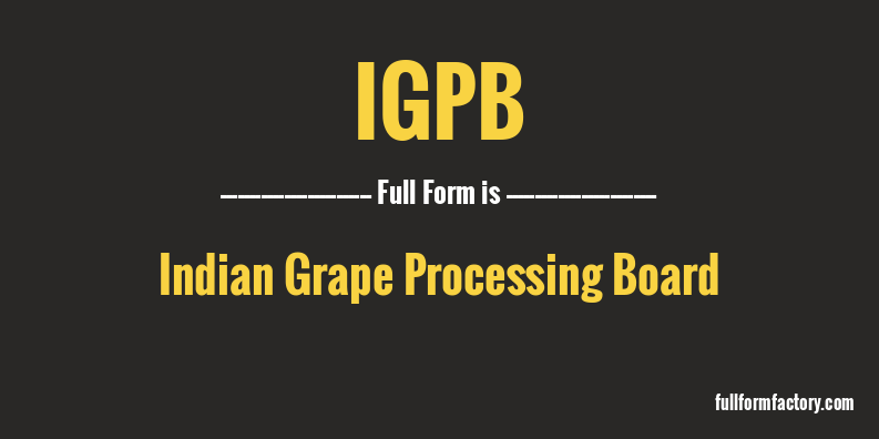 igpb-full-form