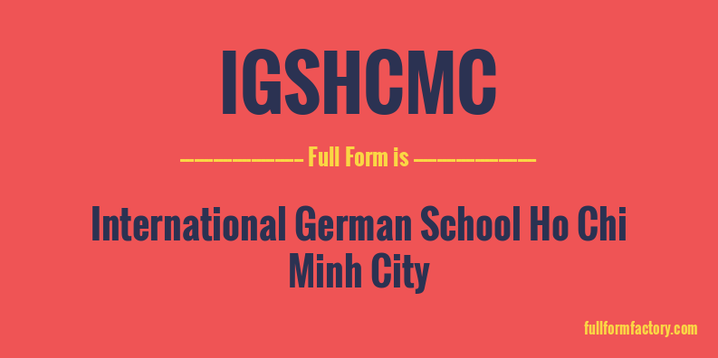 igshcmc-full-form
