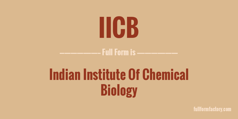 iicb-full-form