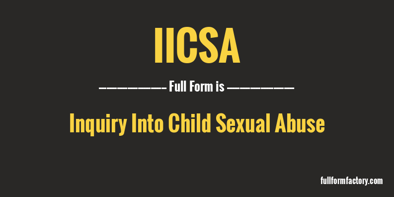 iicsa-full-form