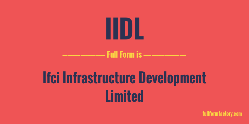 iidl-full-form