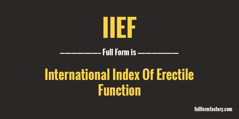 iief-full-form
