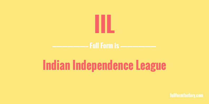 iil-full-form