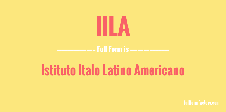 iila-full-form