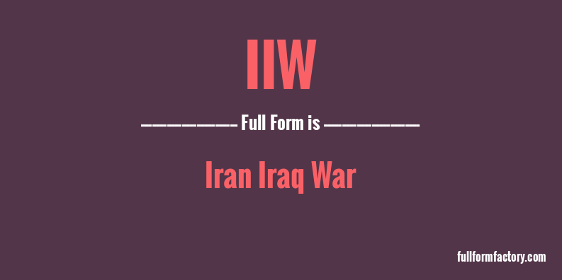 iiw-full-form