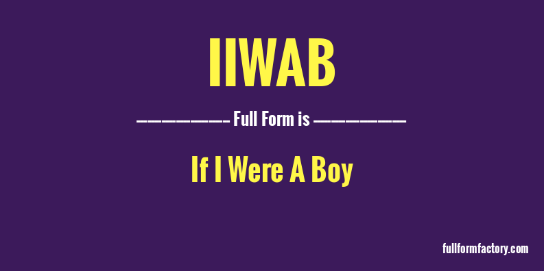 iiwab-full-form
