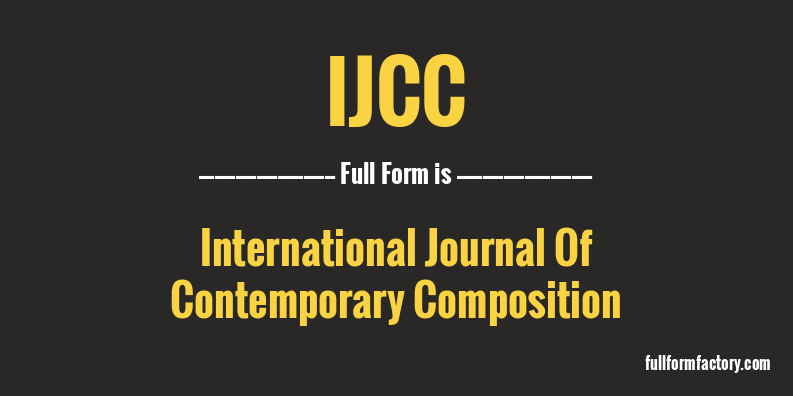 ijcc-full-form