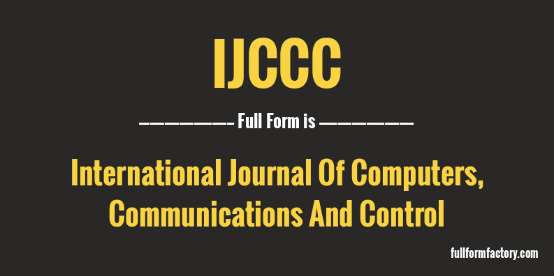 ijccc-full-form