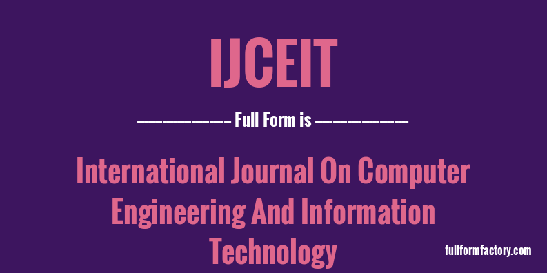 ijceit-full-form