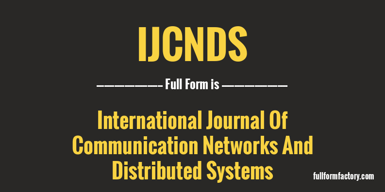 ijcnds-full-form