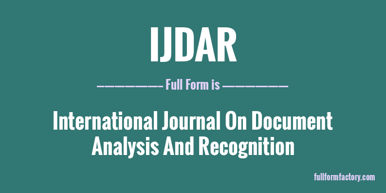 ijdar-full-form