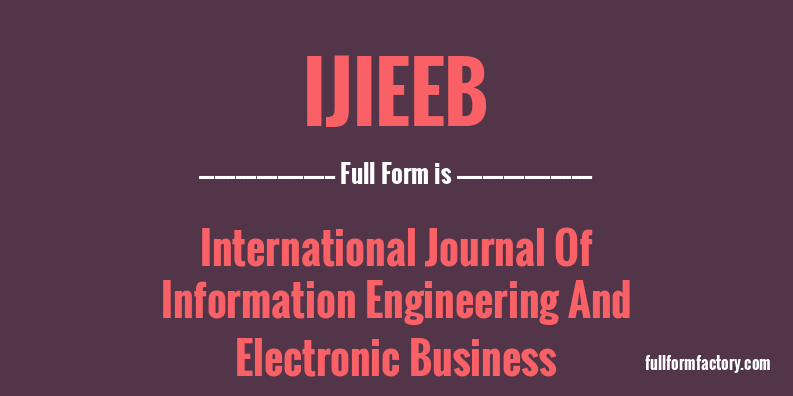 ijieeb-full-form